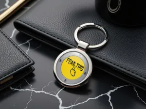 Personalised Keyfobs Logo Premium Glossy